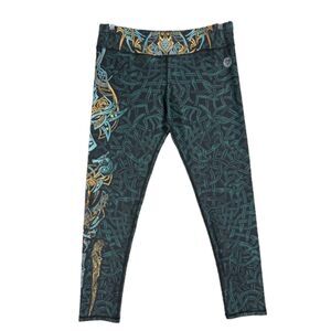 Lunafide Fenrir High Waisted Legging Sz XXXL Green
